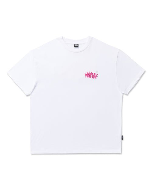 TAGGED BOX FIT TEE - WHITE