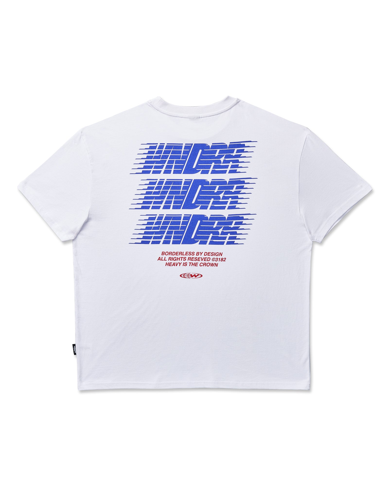 BORDERLESS BOX FIT TEE - WHITE