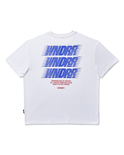 BORDERLESS BOX FIT TEE - WHITE