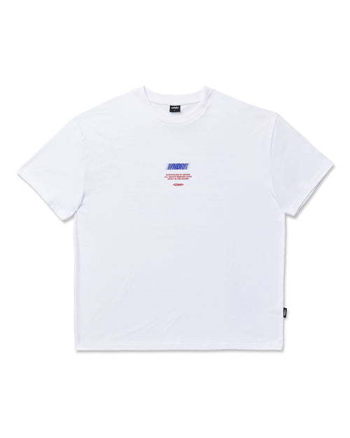 BORDERLESS BOX FIT TEE - WHITE