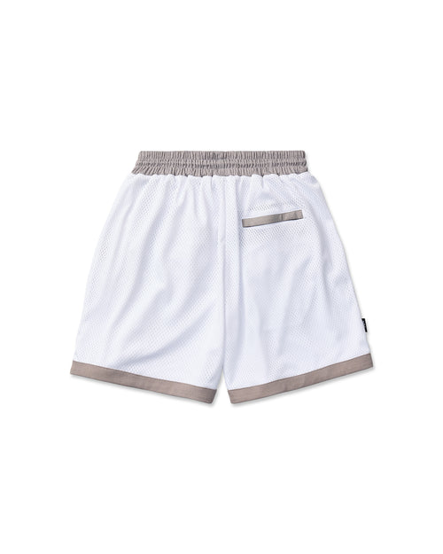 OFFCUT COURT SHORT - WHITE