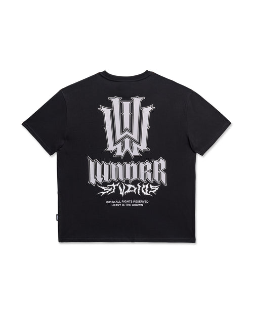 BLEACH BOX FIT TEE - BLACK