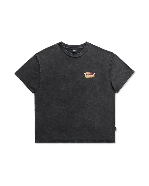 SIN CITY BOX FIT TEE - WASHED BLACK