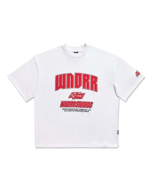 DRIVETRAIN HEAVY WEIGHT TEE - WHITE