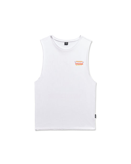 SIN CITY MUSCLE TOP - WHITE