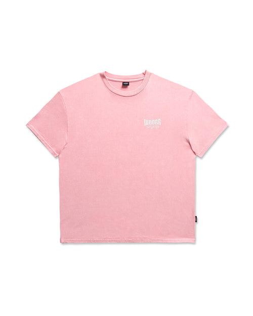 BLEACH BOX FIT TEE - WASHED PINK
