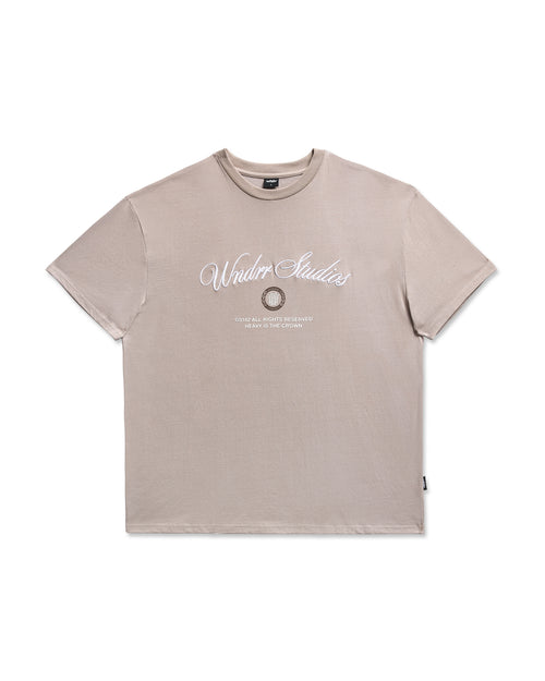 VITA NOVA BOX FIT TEE - MOON GREY