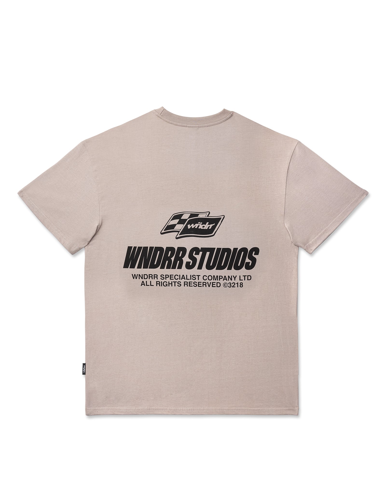 APEX BOX FIT TEE - MOON GREY