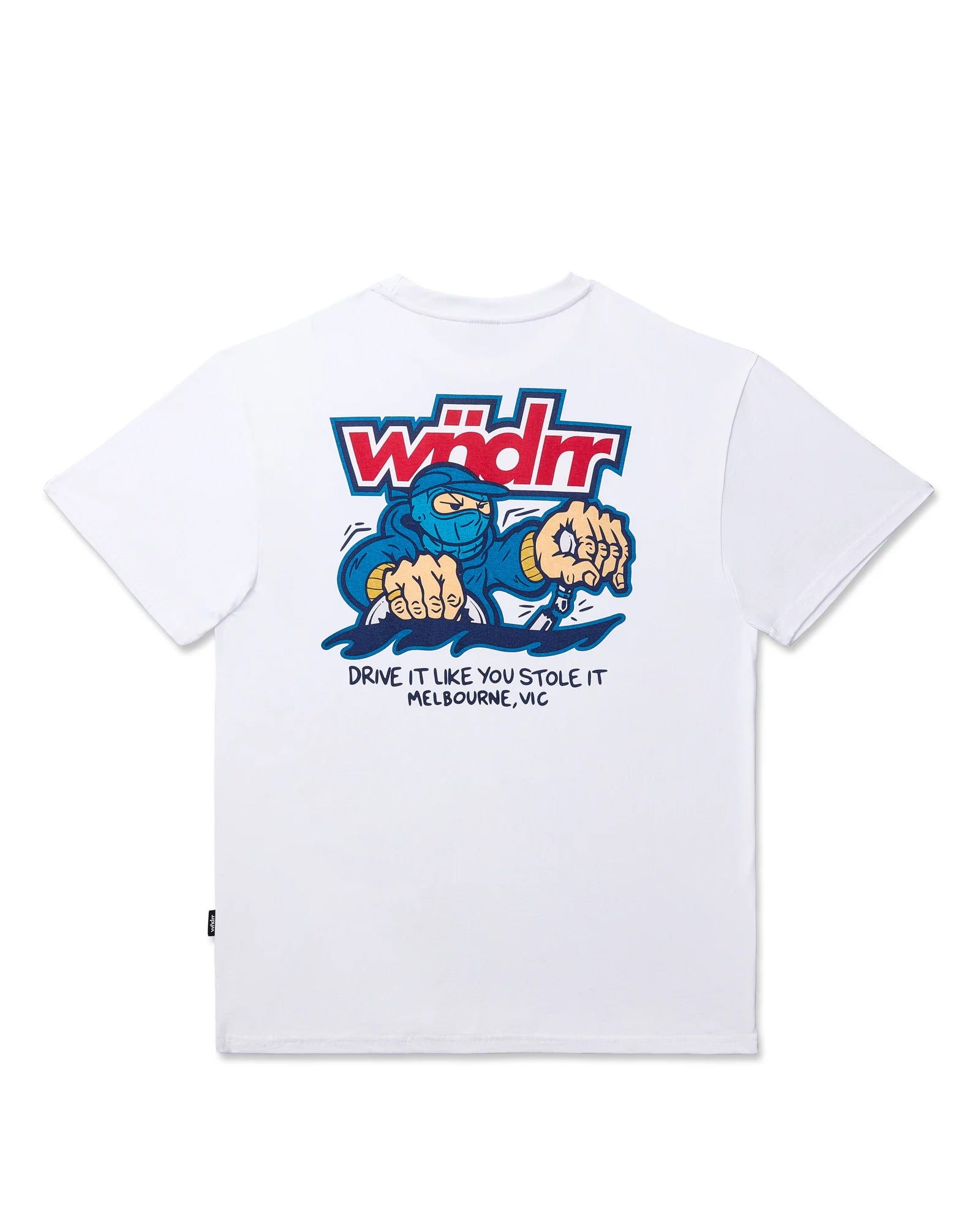 RIPSHIFT BOX FIT TEE - WHITE
