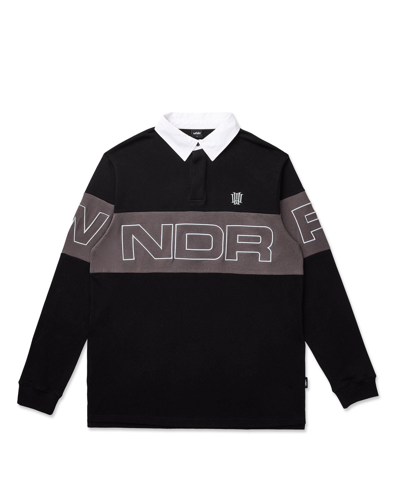 PRIMER RUGBY POLO TOP - BLACK