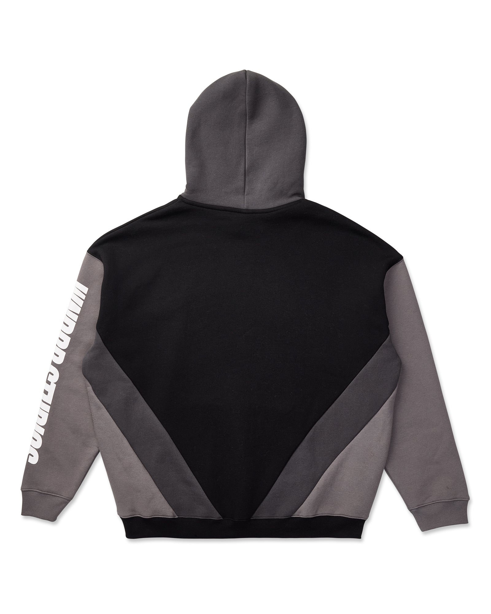 DRIFT PANEL HOOD SWEAT - BLACK/GREY