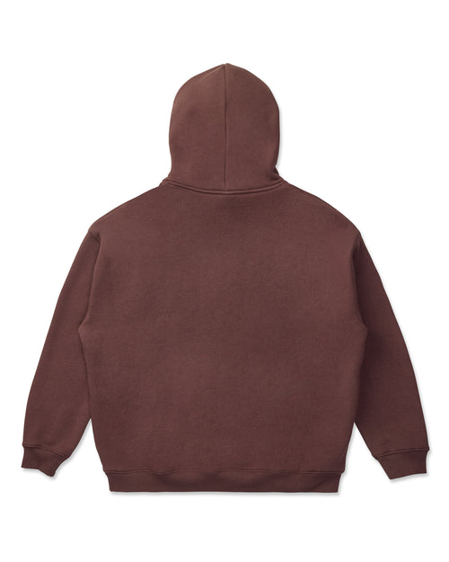 HALO HOOD SWEAT - BROWN
