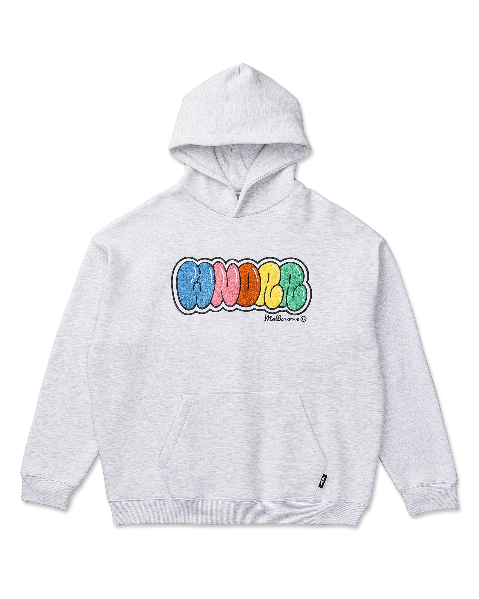 BLISSED HOOD SWEAT - WHITE MARLE