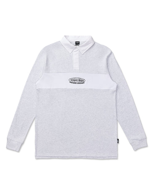 MAISON RUGBY POLO TOP - WHITE MARLE