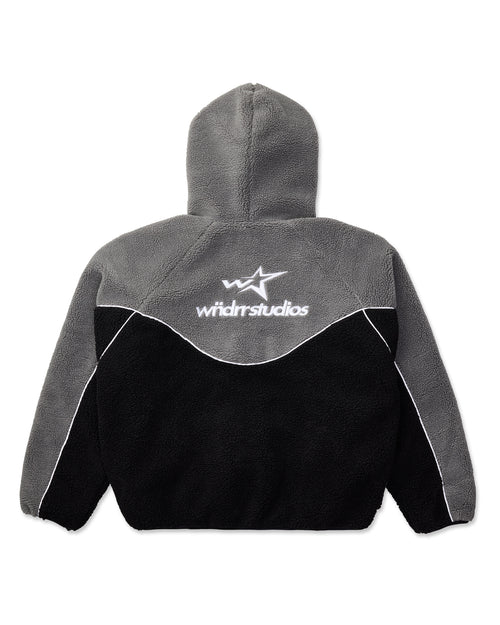 STXRHAUS FLEECE JACKET - GREY/BLACK