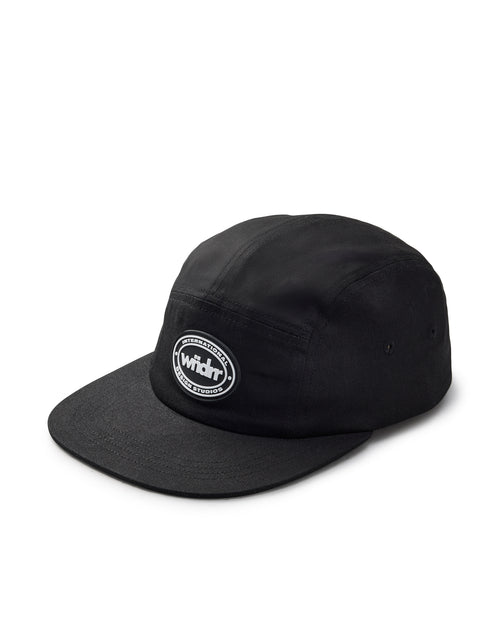 TOKEN 5 PANEL CAP - BLACK