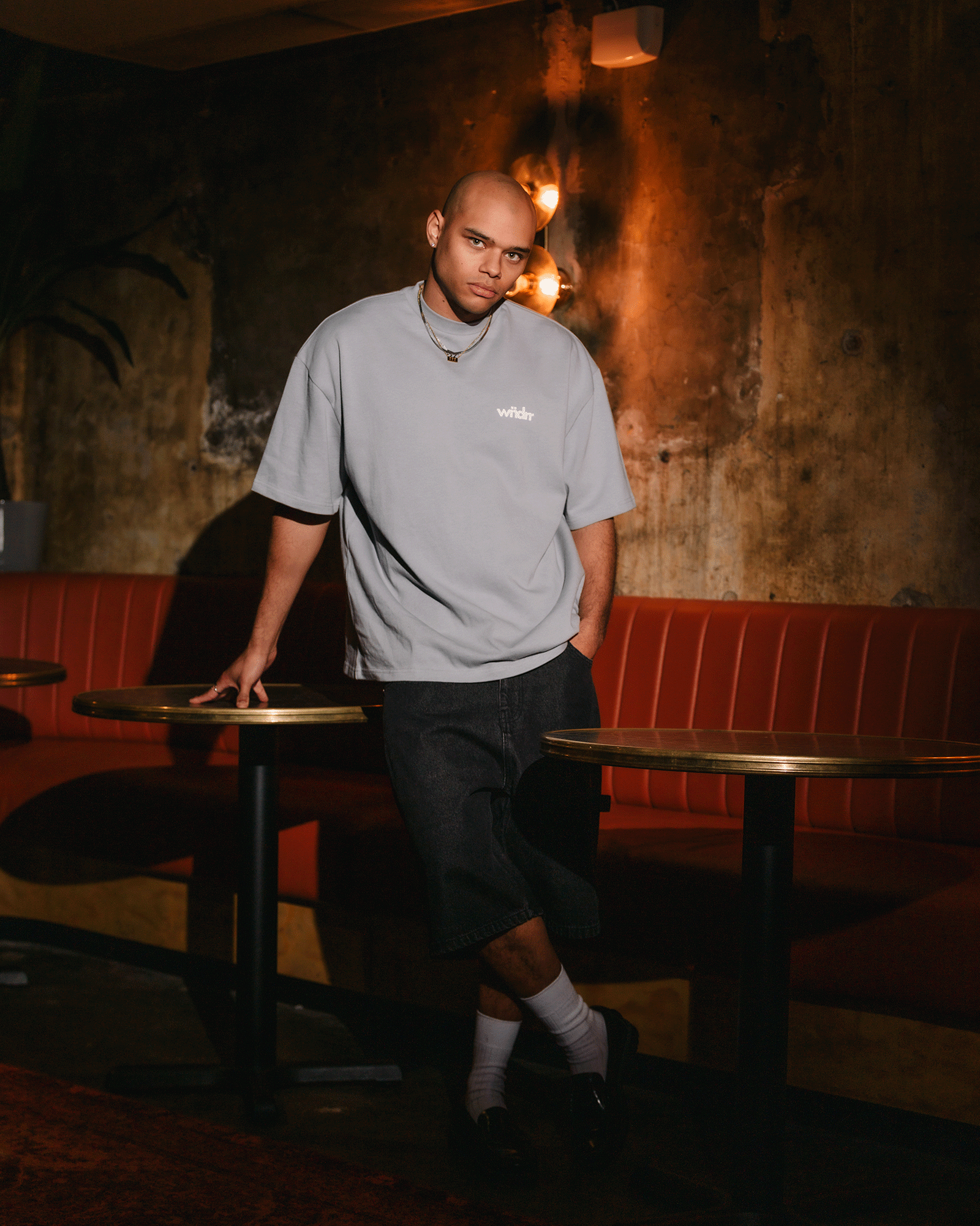 VIOLATION HEAVY WEIGHT TEE - CEMENT GREY