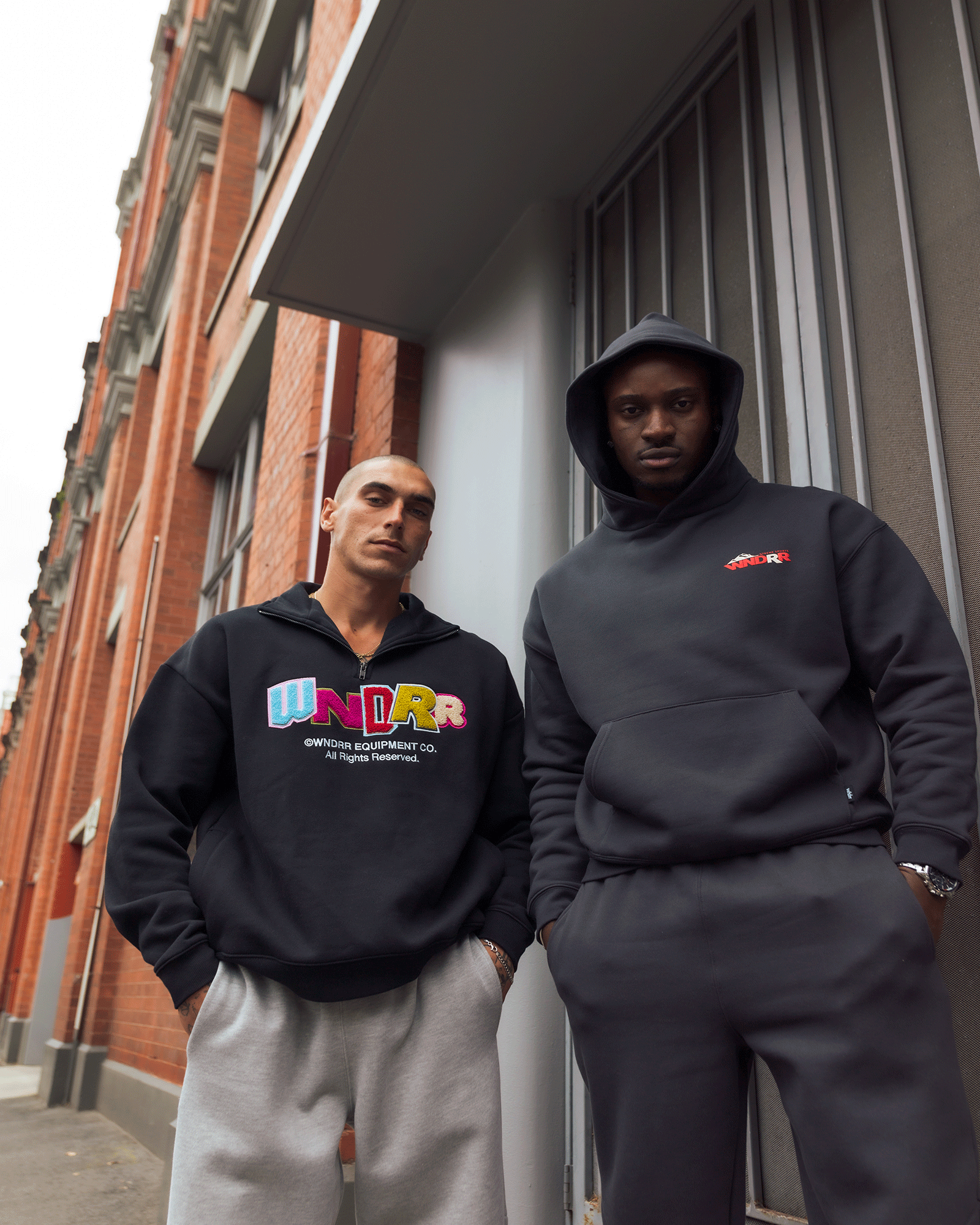 SHERRI 1/4 ZIP SWEAT - BLACK