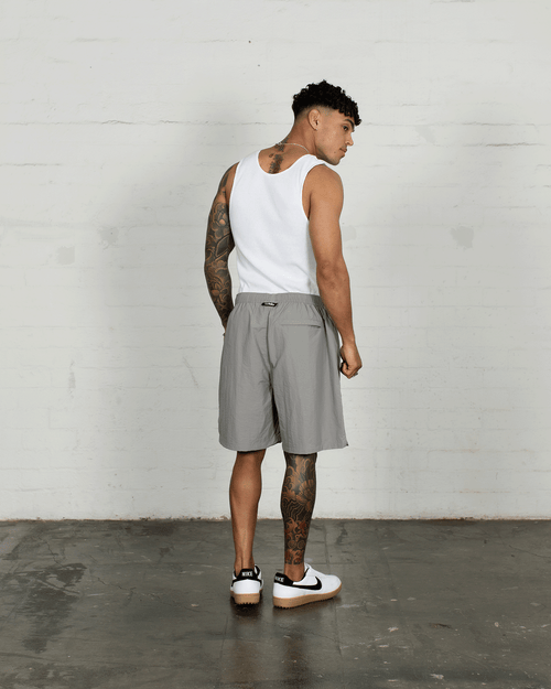 ACCENT SWIM SHORT - CEMENT GREY