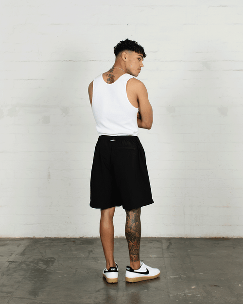 ACCENT SWIM SHORT - BLACK