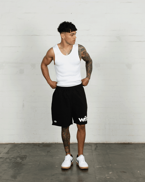 ACCENT SWIM SHORT - BLACK