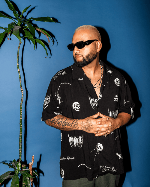 DESPAIR S/S PRINT SHIRT - BLACK