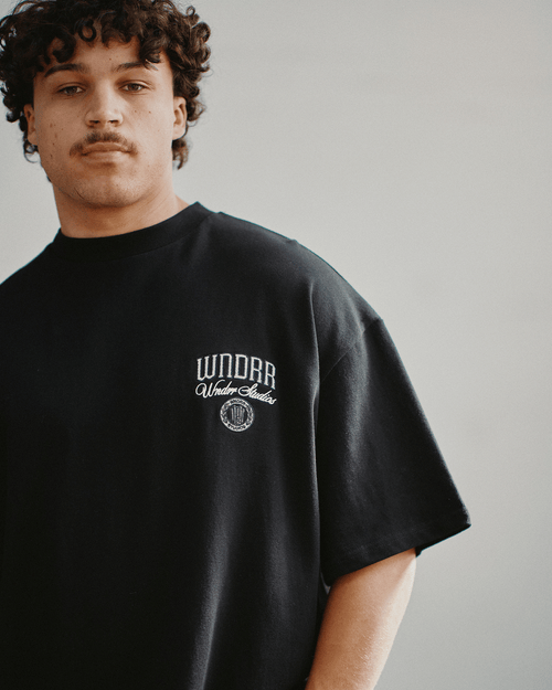 PAVILION HEAVY WEIGHT TEE - BLACK