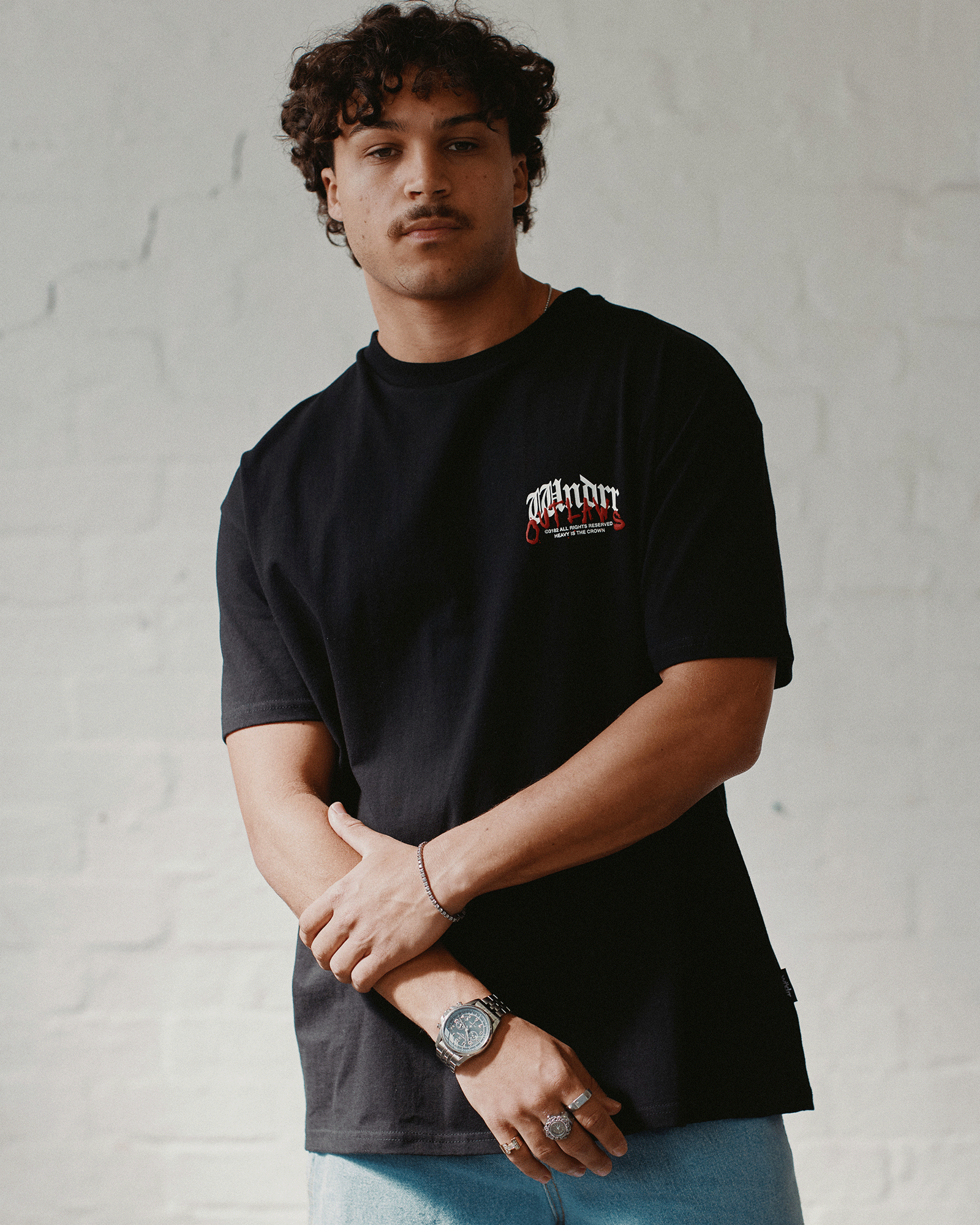 RENEGADE BOX FIT TEE - BLACK