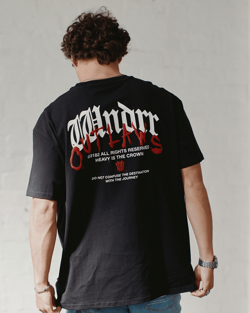 RENEGADE BOX FIT TEE - BLACK