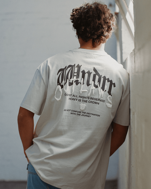 RENEGADE BOX FIT TEE - OYSTER