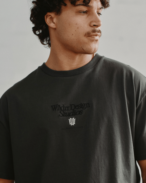 ATELIER BOX FIT TEE - INK