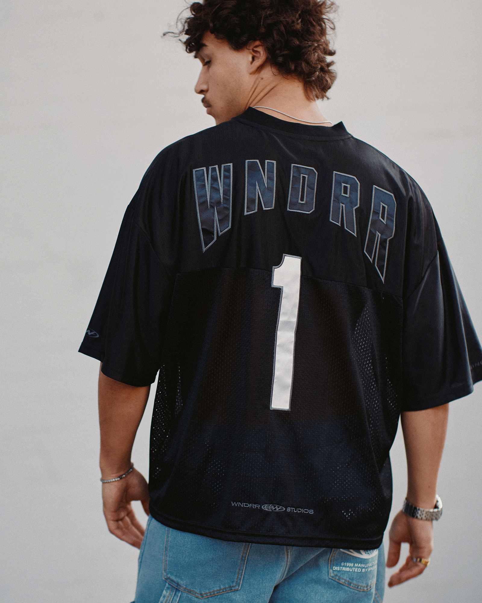 BRIDGE QUARTERBACK JERSEY - BLACK