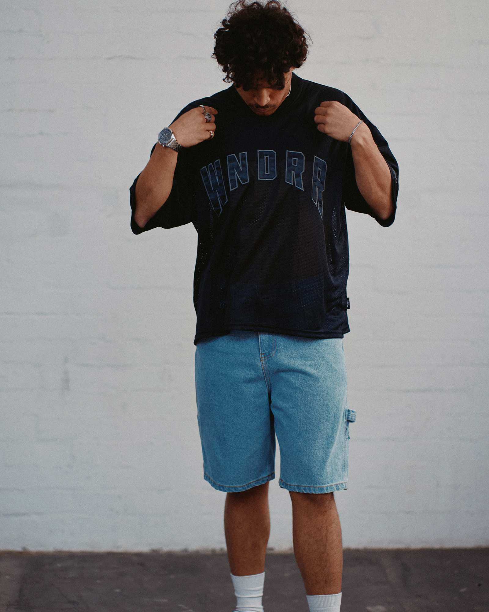 BRIDGE QUARTERBACK JERSEY - BLACK