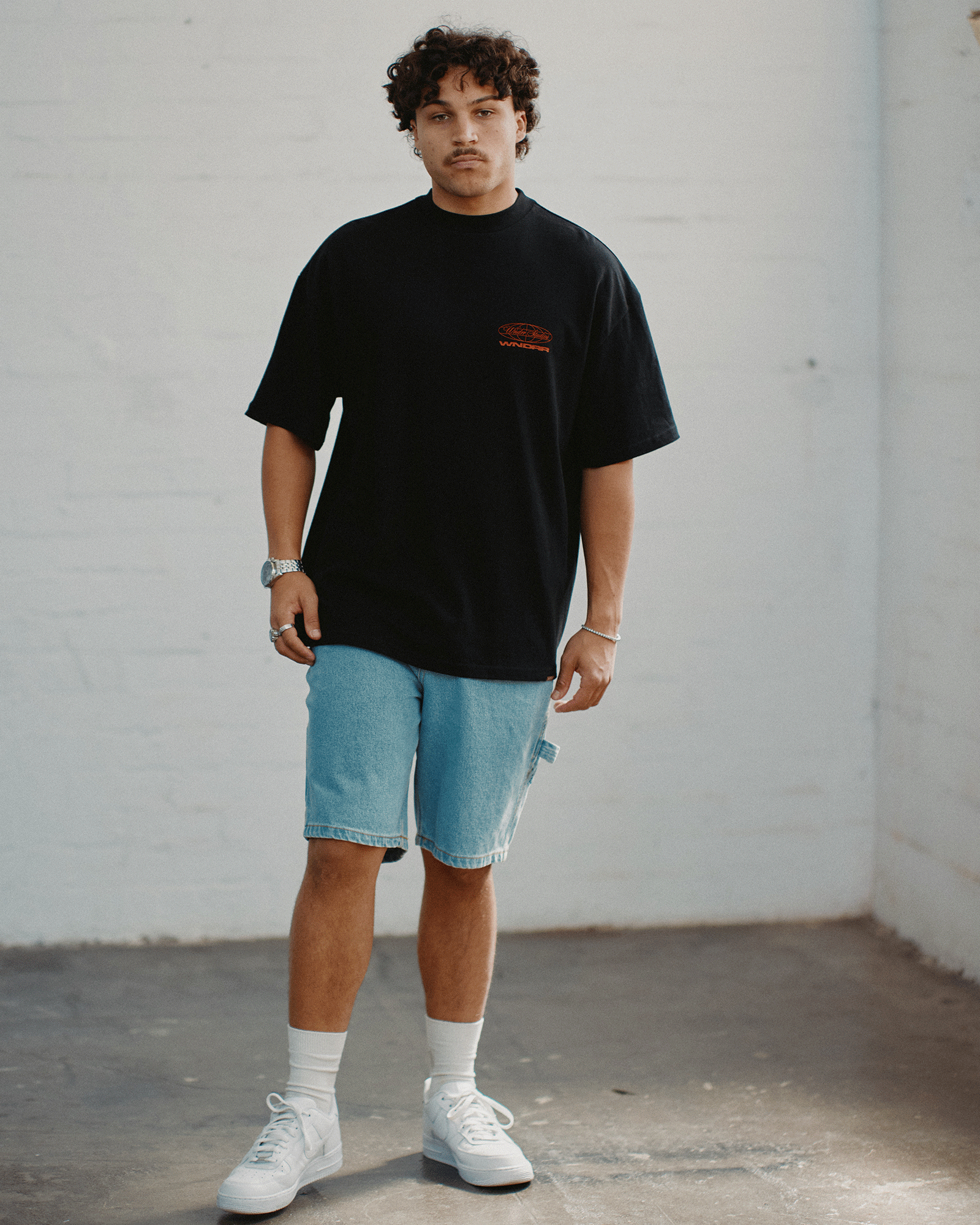 SWATCH HEAVY WEIGHT TEE - BLACK