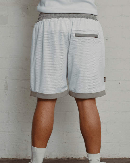 OFFCUT COURT SHORT - WHITE