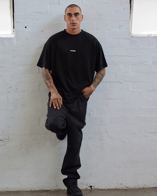PATRON HEAVY WEIGHT TEE - BLACK