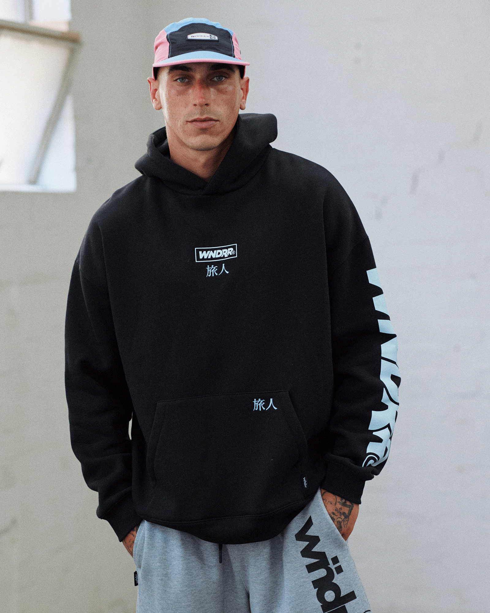 SHODO HOOD SWEAT - BLACK