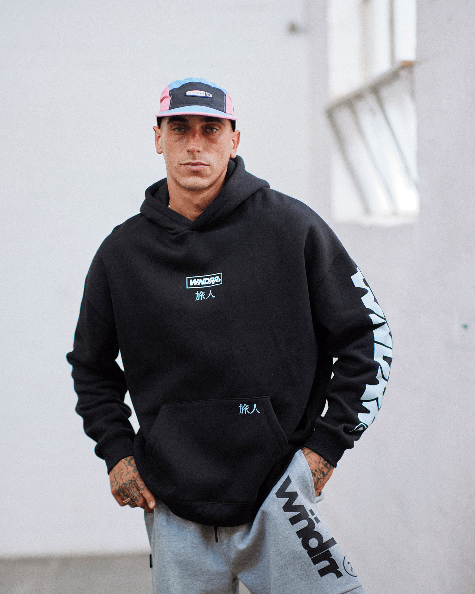 SHODO HOOD SWEAT - BLACK