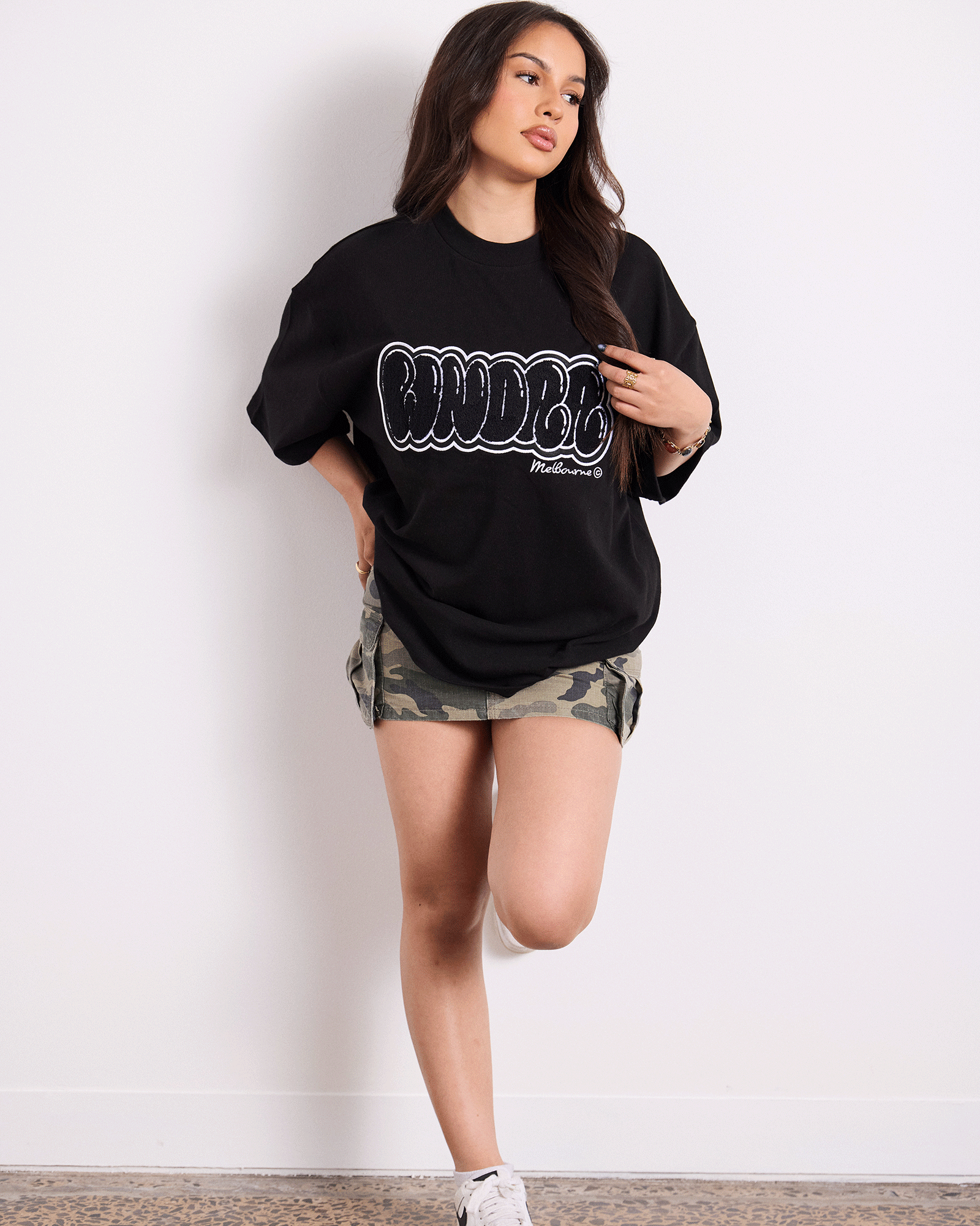 BLISSED HEAVY WEIGHT TEE - BLACK