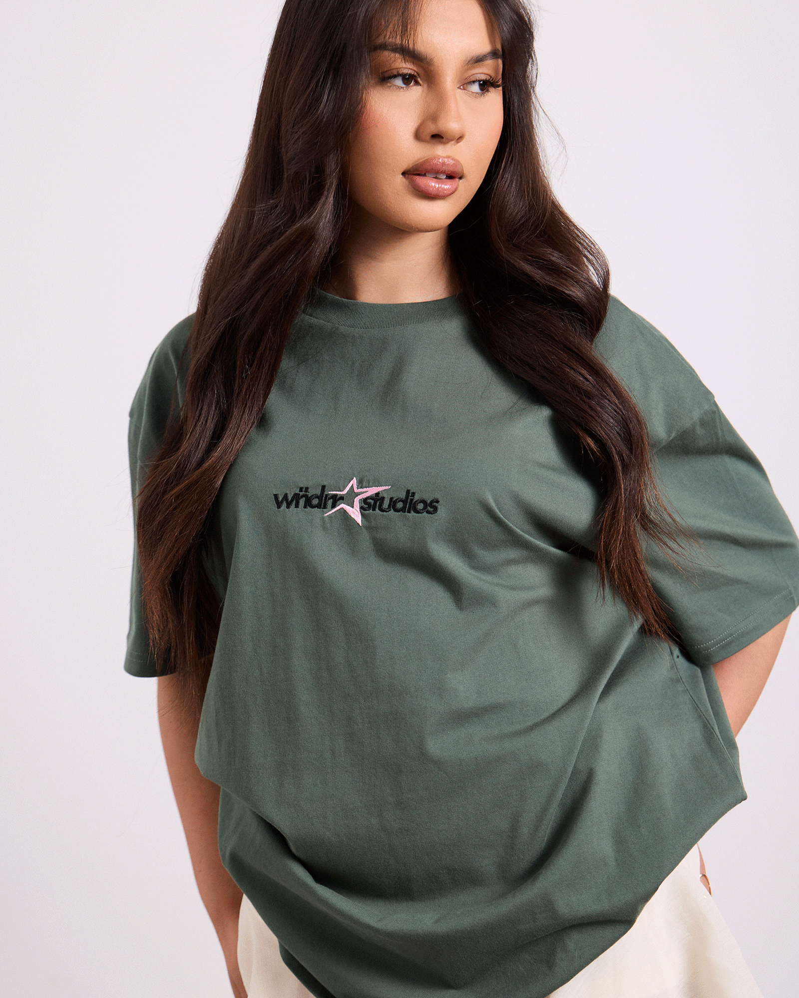 STXR BOX FIT TEE - DARK GREEN