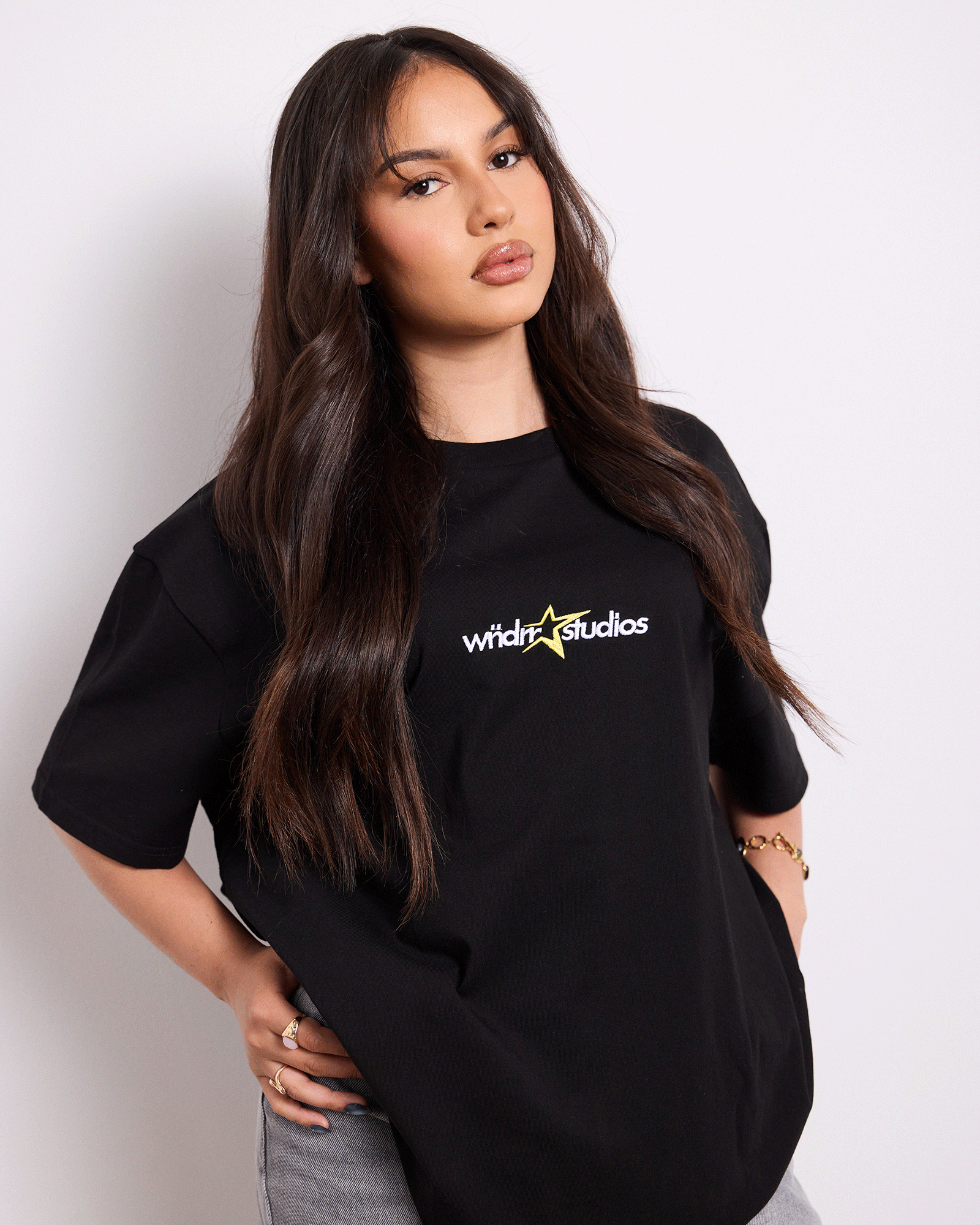 STXR BOX FIT TEE - BLACK