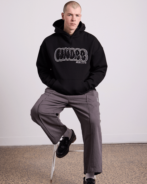 BLISSED HOOD SWEAT - BLACK/BLACK