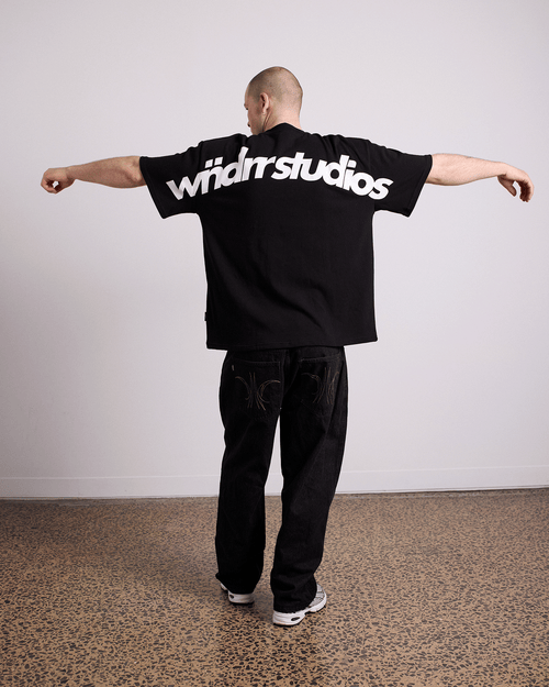 STXRHAUS HEAVY WEIGHT TEE - BLACK