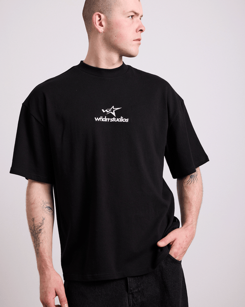 STXRHAUS HEAVY WEIGHT TEE - BLACK