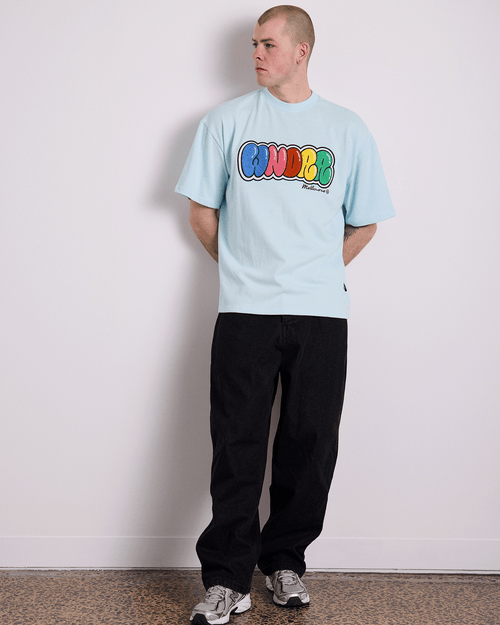 BLISSED HEAVY WEIGHT TEE - BABY BLUE