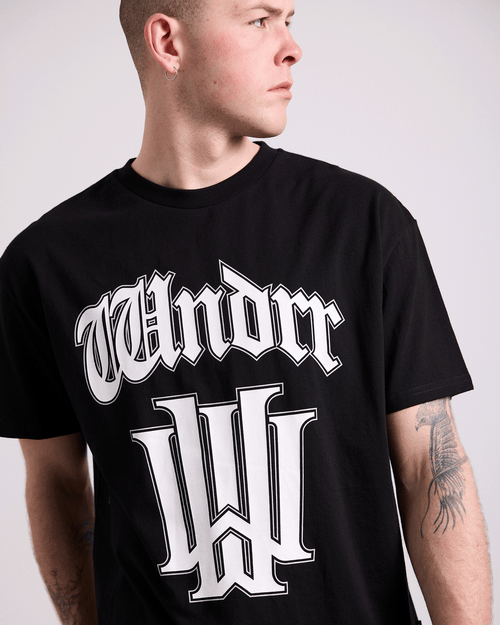 ARCHETYPE BOX FIT TEE - BLACK