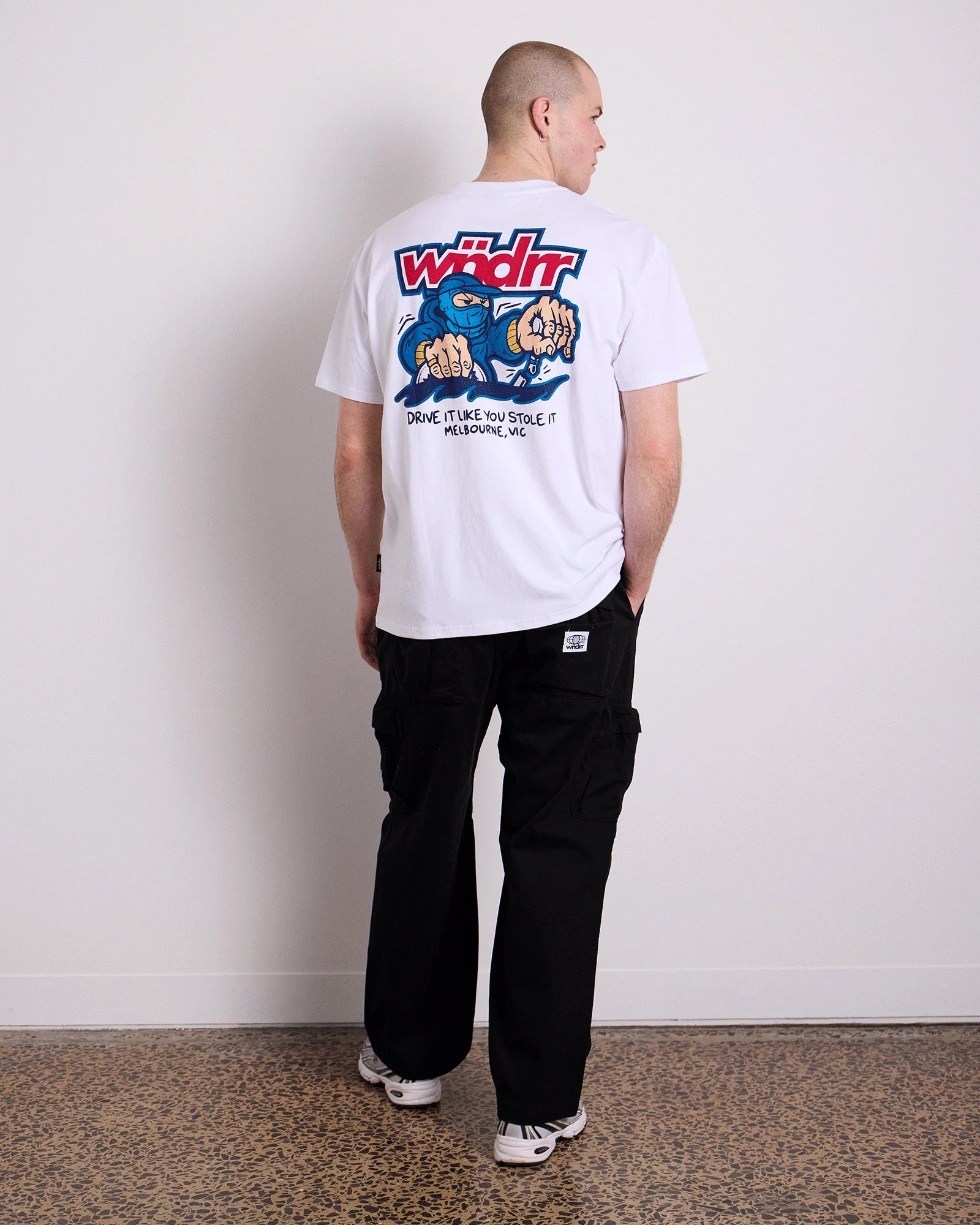 RIPSHIFT BOX FIT TEE - WHITE
