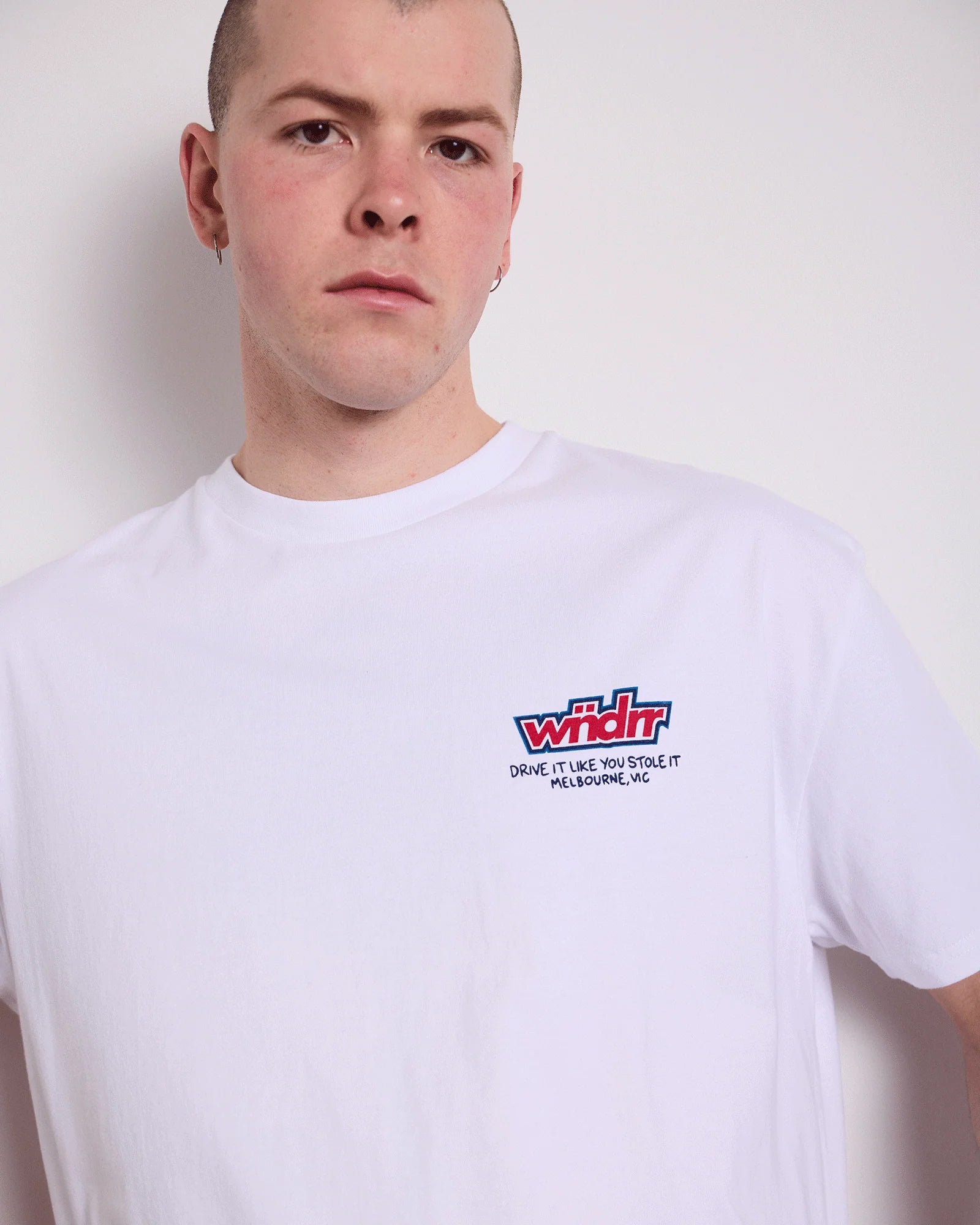 RIPSHIFT BOX FIT TEE - WHITE