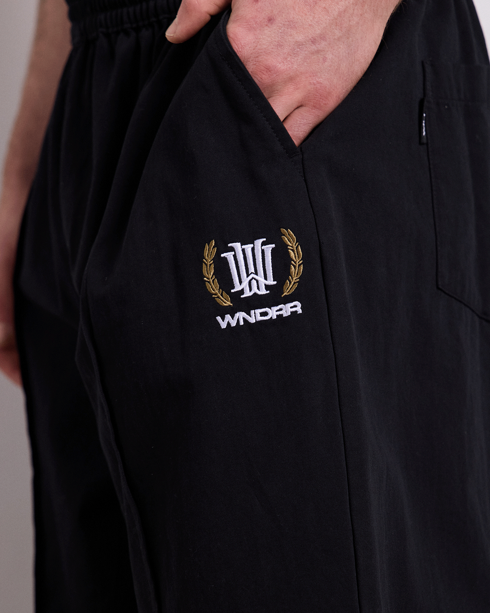 MAISON PLEATED PANT - BLACK