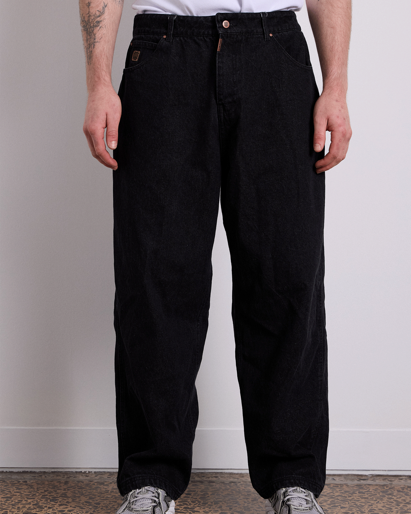 BRONCO BAGGY JEAN - WASHED BLACK